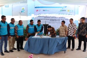 PLN Batam Beri Bukti Nyalakan Listrik EOB 1.008 MVA