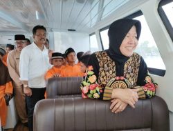 Menteri Sosial dan Wako Batam Bareng Pelajar Pulau-pulau Uji Coba Kapal Untuk Anak Sekolah