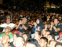 Rani Apresiasi Kekompakan Ultras Garuda dan Masyakarat Batam di Nobar Timnas
