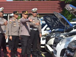 Polres Bintan Siap Amankan Pilkada Serentak, Kapolres Bintan Cek Kesiapan Sarpras yang Ada.