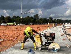 Progres Mencapai 76 Persen, Bundaran Punggur Akan Selesai Desember 2024