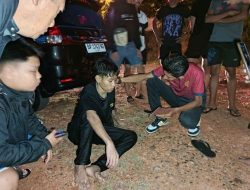 Diduga Pengaruh Alkohol, Pemuda Ini Nekat Terjun Bebas di Jembatan Dompak