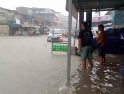 Hujan Deras Hingga Banjir Lumpuhkan Aktivitas Kota Lama Tanjungpinang