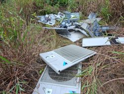 Bangkai 5 Unit AC Dicuri, Ditemukan di Semak-Semak Belakang RSUD Raja Ahmad Thabib