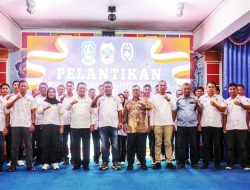 Ansar Ahmad Lantik Pengurus Askab PSSI Lingga Periode 2025-2029