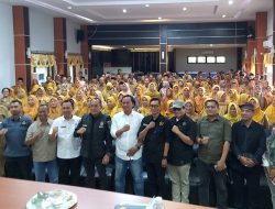 Ketua PWI Kepri Cak Iban Paparkan Hukum Pers Kepada Kepala Sekolah se Kota Batam