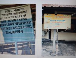 Perkara Plang Rp1.2 Juta, BPN Kanwil Kepri Tega Penjarakan Warga