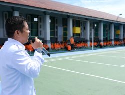 Sambut Hari Bakti Kemenimipas, Karutan Tanjungpinang Makan Hingga Lesehan Bersama Napi