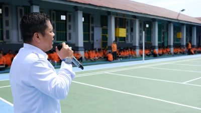 Sambut Hari Bakti Kemenimipas, Karutan Tanjungpinang Makan Hingga Lesehan Bersama Napi