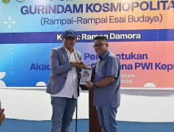 ‘Gurindam Kosmopolitan’ Diluncurkan: Ramon Damora Dapat Dukungan Penuh, PWI Kepri Bentuk Akademi Raja Ali Kelana