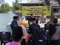 Polsek Bintan Utara Gelar Jum’at Curhat