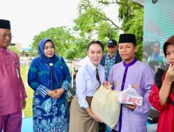 Bersama Li Claudia, Senyum Anak Yatim Pancarkan Kebahagiaan Ketika Batam Berbagi Kepedulian
