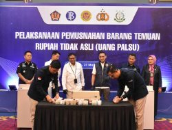 5.454 Lembar Uang Palsu Dimusnahkan BI Kepri