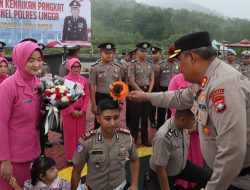Kasat Lantas Polres Lingga Resmi AKP, Kenaikan Pangkat Serentak 31 Personel Polres Lingga