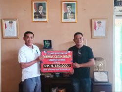 Ketuk Hati Pengguna Jalan, Gagak Hitam Galang Bantuan untuk Korban Puting Beliung