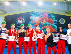 Lingga Guncang Arena Kejurprov Savate, Pulang Bawa 3 Emas dan Predikat Juara Umum III