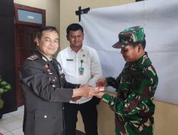 Tiga Pilar Singkep Barat Tunjukkan Kekompakan, Kapolsek Young Risa Diberi Kejutan Hari Bhayangkara  ‎