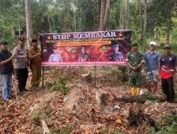 Cegah Karhutla, Desa Lanjut Pasang Peringatan: Stop Membakar