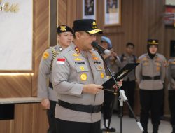 Tongkat Komando Polres Lingga Resmi Berganti, AKBP Pahala Nababan Naik Jabatan ke Polda Kepri