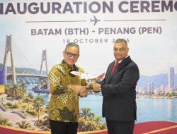 Penerbangan Batam–Penang Dibuka, BP Batam Dorong Konektivitas dan Investasi